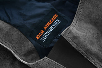 Womens Vintage Distressed Gray Soft Goatskin Lady Biker Motorcycle Leather Chaps with Grommeted Twill and Lace