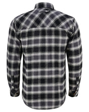 Ghost Throttle Castlerock Men's Long Sleeve Plaid Button Down Casual Flannel Shirt, Corduroy Cuffs