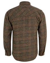Ghost Throttle Sequoia Men's Long Sleeve Plaid Button Down Casual Flannel Shirt, Corduroy Cuffs