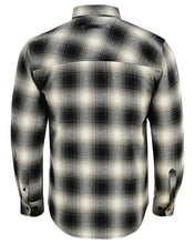 Ghost Throttle Men's Timberwolf Long Sleeve Plaid Button Down Casual Flannel Shirt, Corduroy Cuffs