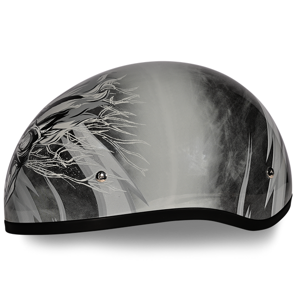 Daytona-Skull-Cap-Thunder-Half-Face-Motorcycle-Helmet-side-view