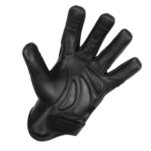 Mens Gel Palm Riding Gloves With Skull