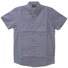 Men's Grey Work Shirts with White Strips