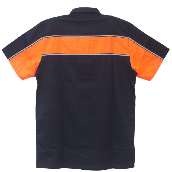 Men's Work Shirts in Various Color Stripes