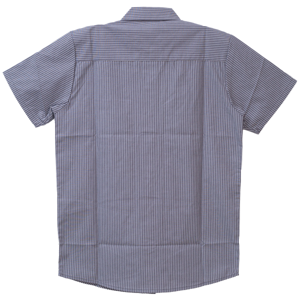 Men's Grey Work Shirts with White Strips