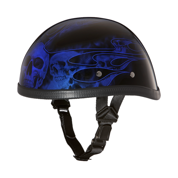 Novelty Eagle- W/ Skull Flames Blue