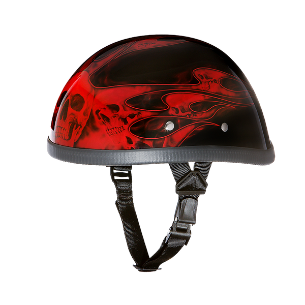 Novelty Eagle- W/ Skull Flames Red