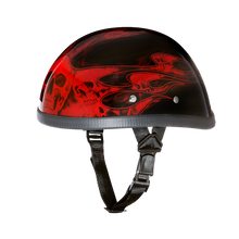 Novelty Eagle- W/ Skull Flames Red