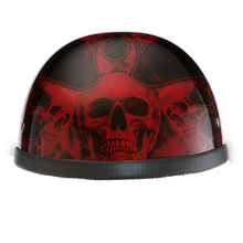 Novelty Eagle- W/ Skull Flames Red