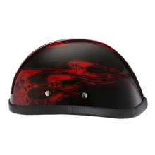 Novelty Eagle- W/ Skull Flames Red