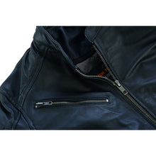 Roxy Women's Fringe and Rivet Detail Premium Lightweight Black Leather Lady Biker Motorcycle Fashion Jacket