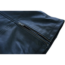 Roxy Women's Fringe and Rivet Detail Premium Lightweight Black Leather Lady Biker Motorcycle Fashion Jacket