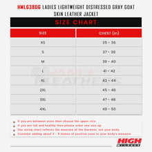 HML638DG Size Chart