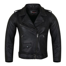 Ladies Premium Goatskin Classic Motorcycle Leather Jacket