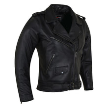 Ladies Premium Goatskin Classic Motorcycle Leather Jacket