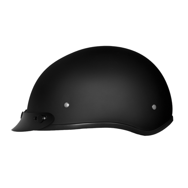 D.O.T. Daytona Skull Cap- Dull Black