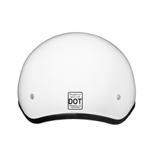 D.O.T. Daytona Skull Cap W/O Visor- Hi-Gloss White