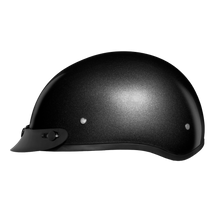 D.O.T. Daytona Skull Cap- Gun Metal Grey Metallic