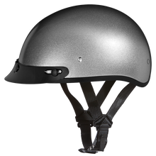 D.O.T. Daytona Skull Cap- Silver Metallic