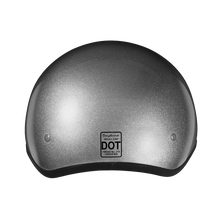 D.O.T. Daytona Skull Cap- Silver Metallic
