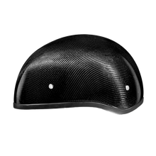 D.O.T. Daytona Skull Cap W/O Visor- Grey Carbon Fiber