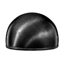 D.O.T. Daytona Skull Cap W/O Visor- Grey Carbon Fiber