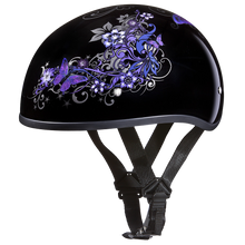 D.O.T. Daytona Skull Cap- W/ Butterfly