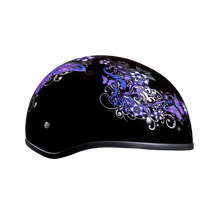 D.O.T. Daytona Skull Cap- W/ Butterfly
