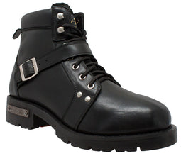 YKK Zipper Biker Boot-Black