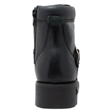 YKK Zipper Biker Boot-Black