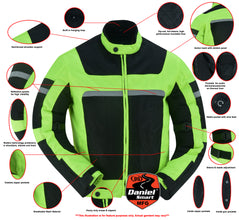 Men's Racer Mesh Jacket - High Vis
