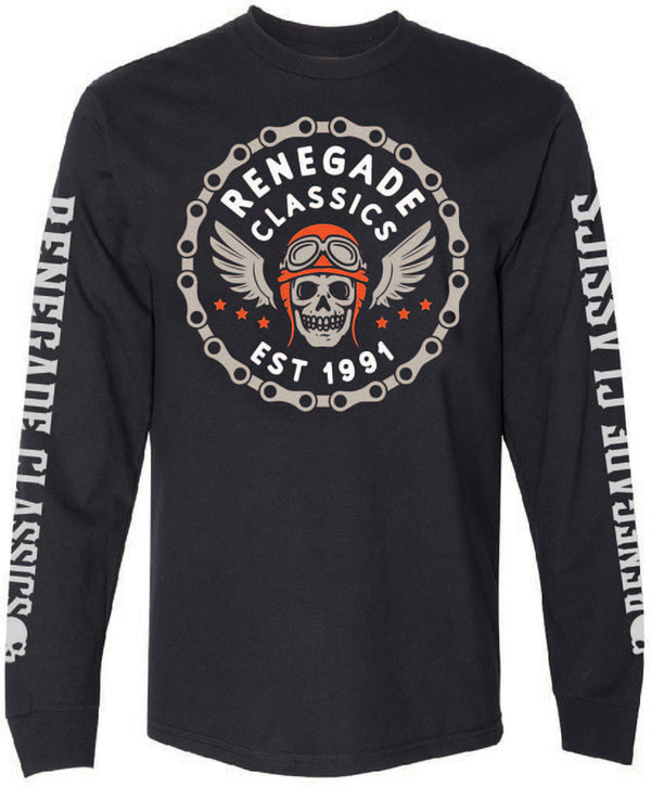 Chain Skull Long Sleeve