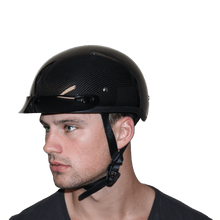 D.O.T. Daytona Skull Cap- Grey Carbon Fiber