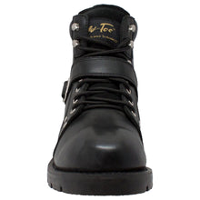 YKK Zipper Biker Boot-Black
