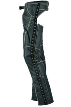 V Women's Gray Stylish Lightweight Hip Set Chaps