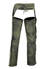 Unisex Double Deep Pocket Thermal Lined Chaps- Antique Brown