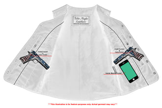 Women's Stylish Longer Body  Vest - Plain Sides