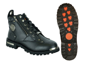 Men's 6'' Side Zipper Plain Toe Boot