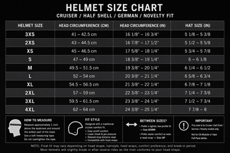 Daytona Cruiser Wild Soul Open Face Motorcycle Helmet