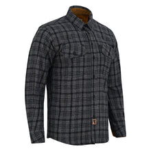 mens-dark-truffle-long-sleeve-plaid-button-down-casual-flannel-shirt-corduroy-collar-cuffs-main
