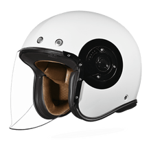 Daytona Retro Jet Solid Open Face Motorcycle Helmet