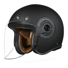 Daytona Retro Jet Solid Open Face Motorcycle Helmet