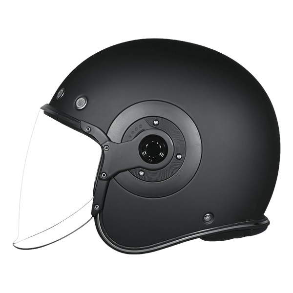 Daytona Retro Jet Solid Open Face Motorcycle Helmet