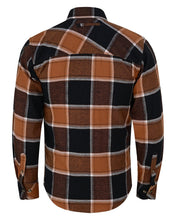 Men's Ironwood Long Sleeve Plaid Button Down Casual Flannel Shirt - Back