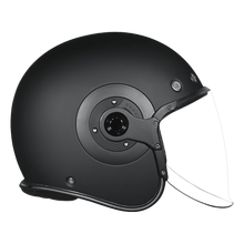 Daytona Retro Jet Solid Open Face Motorcycle Helmet