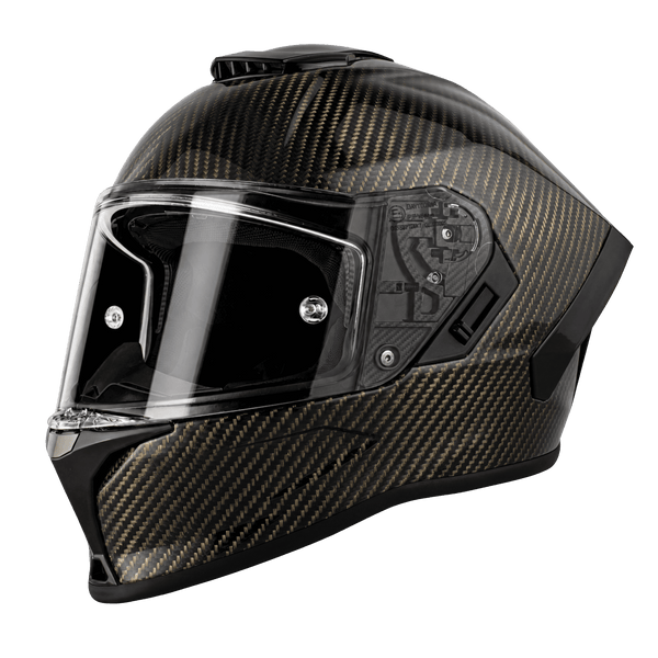 Daytona Viper Gold Carbon Fiber Full Face Motorcycle Helmet