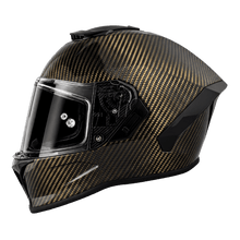 Daytona Viper Gold Carbon Fiber Full Face Motorcycle Helmet
