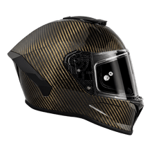 Daytona Viper Gold Carbon Fiber Full Face Motorcycle Helmet
