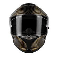 Daytona Viper Gold Carbon Fiber Full Face Motorcycle Helmet