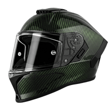 Daytona Viper Green Carbon Fiber Full Face Motorcycle Helmet